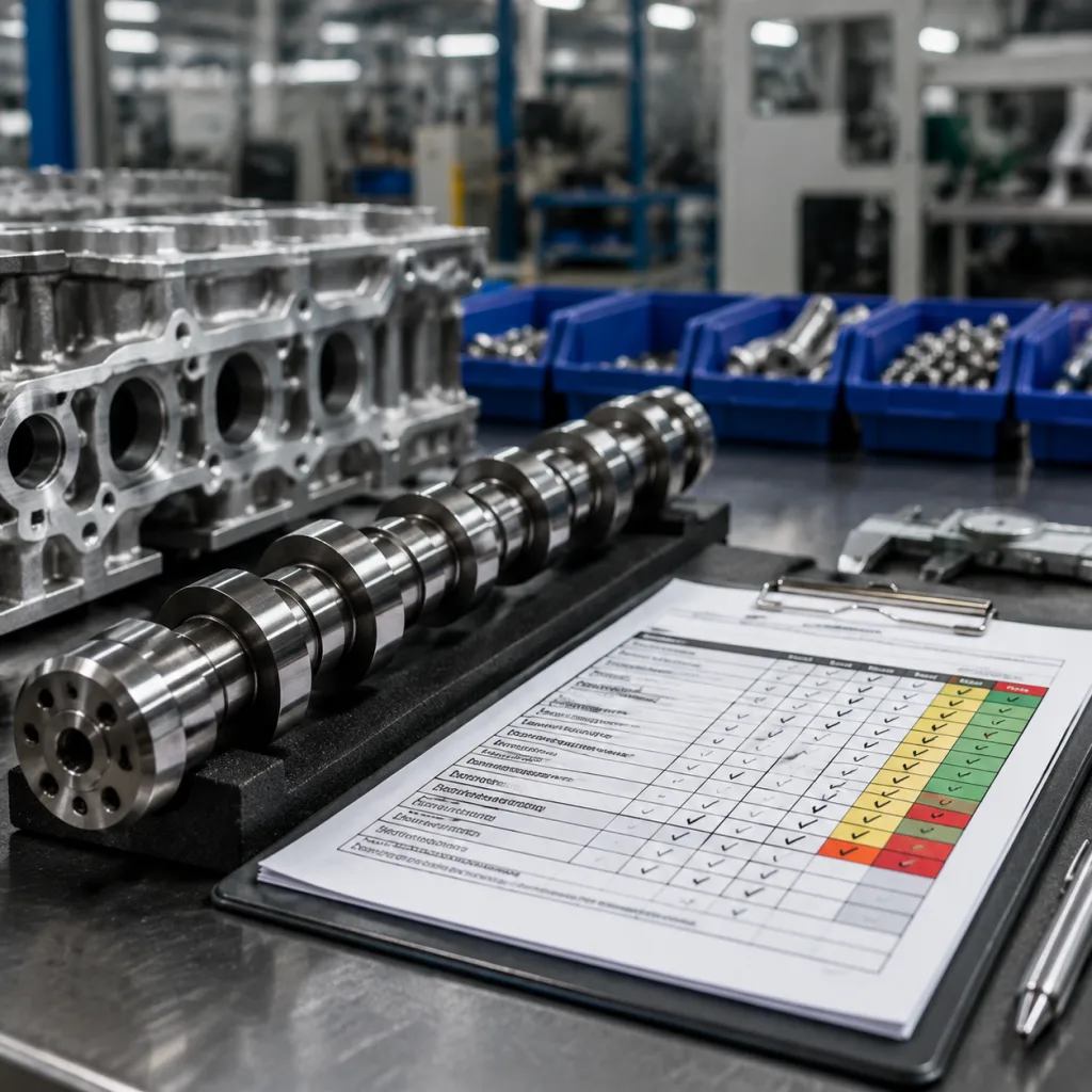 Supplier audit scorecard