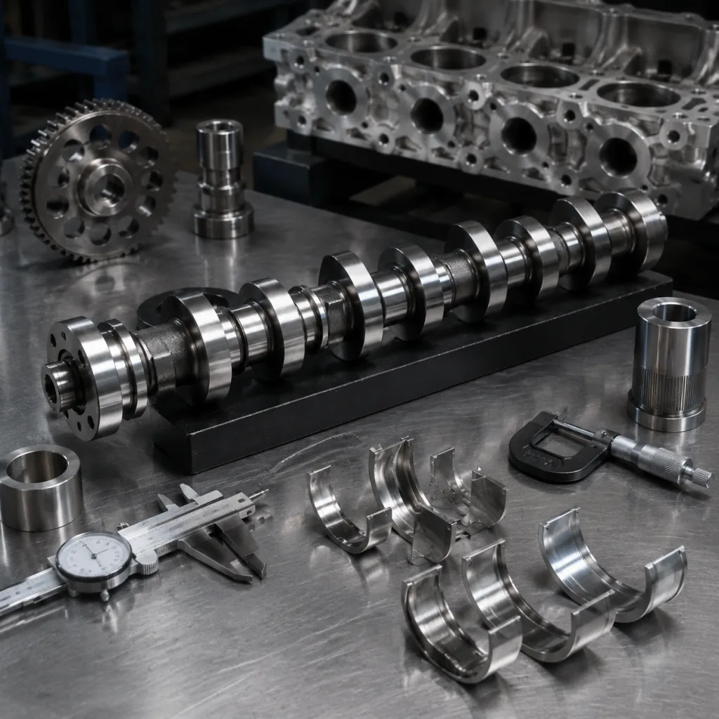 Material, machining, and surface requirements