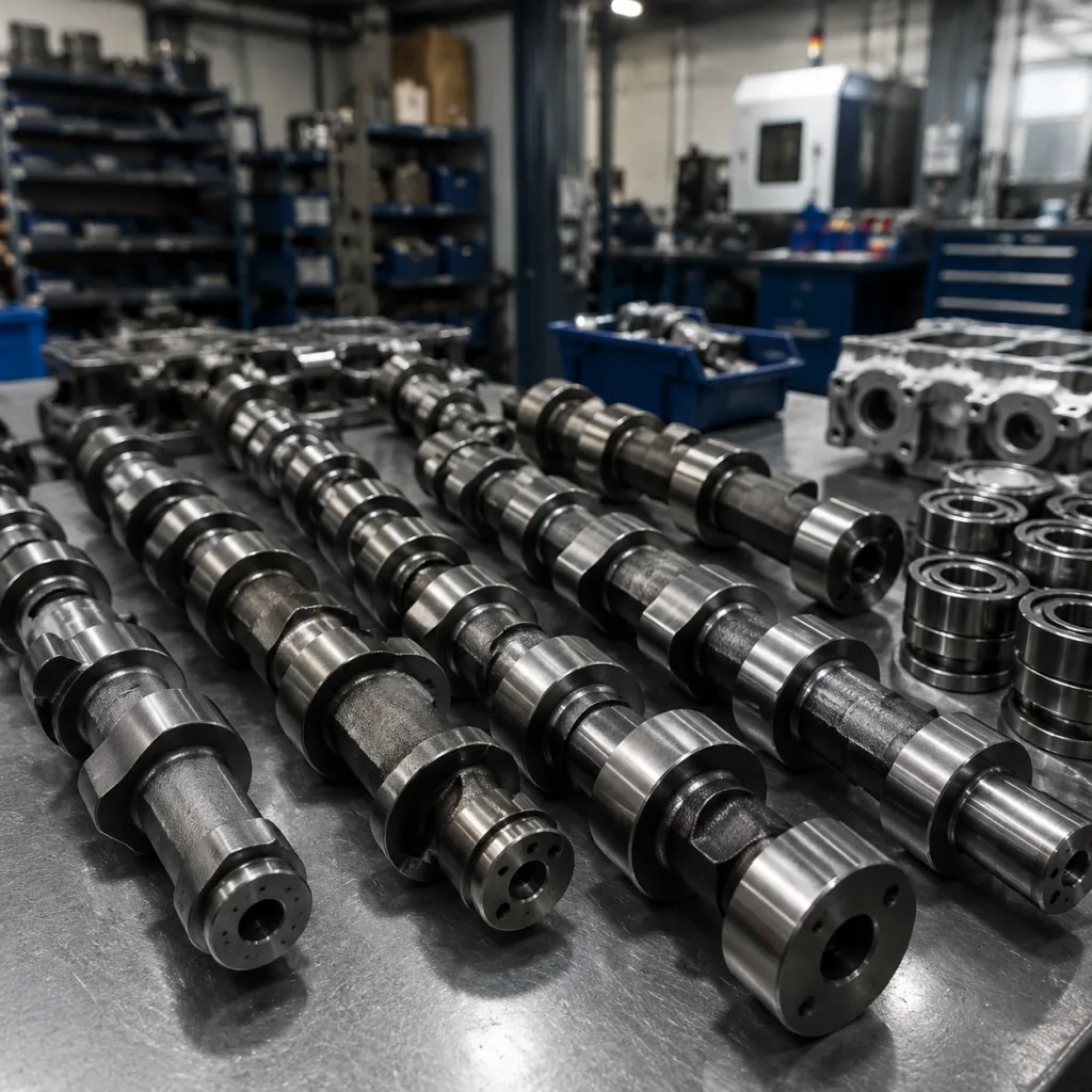 Where replacement camshafts fail: material, heat treatment, and machining controls