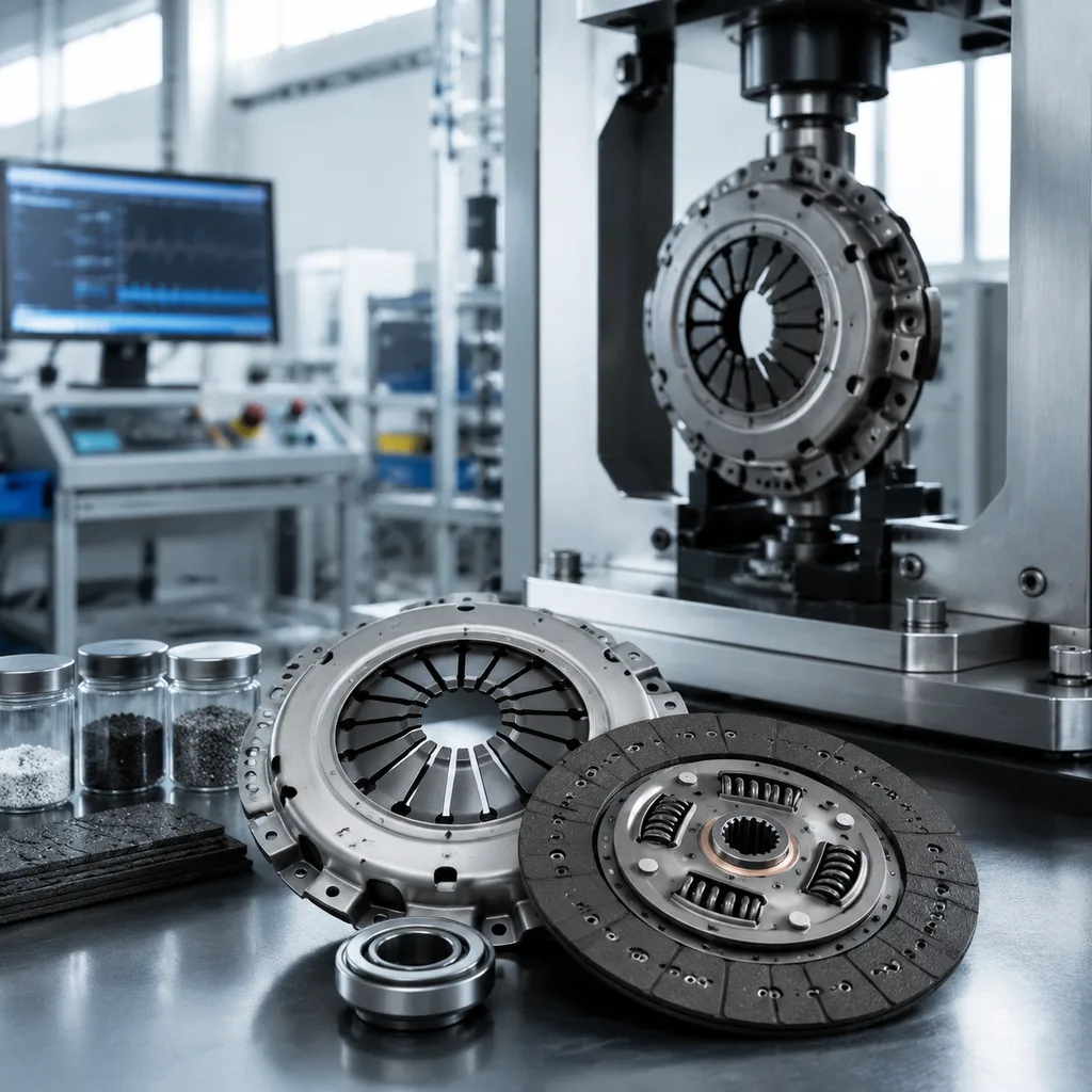 Materials, friction performance, and validation testing