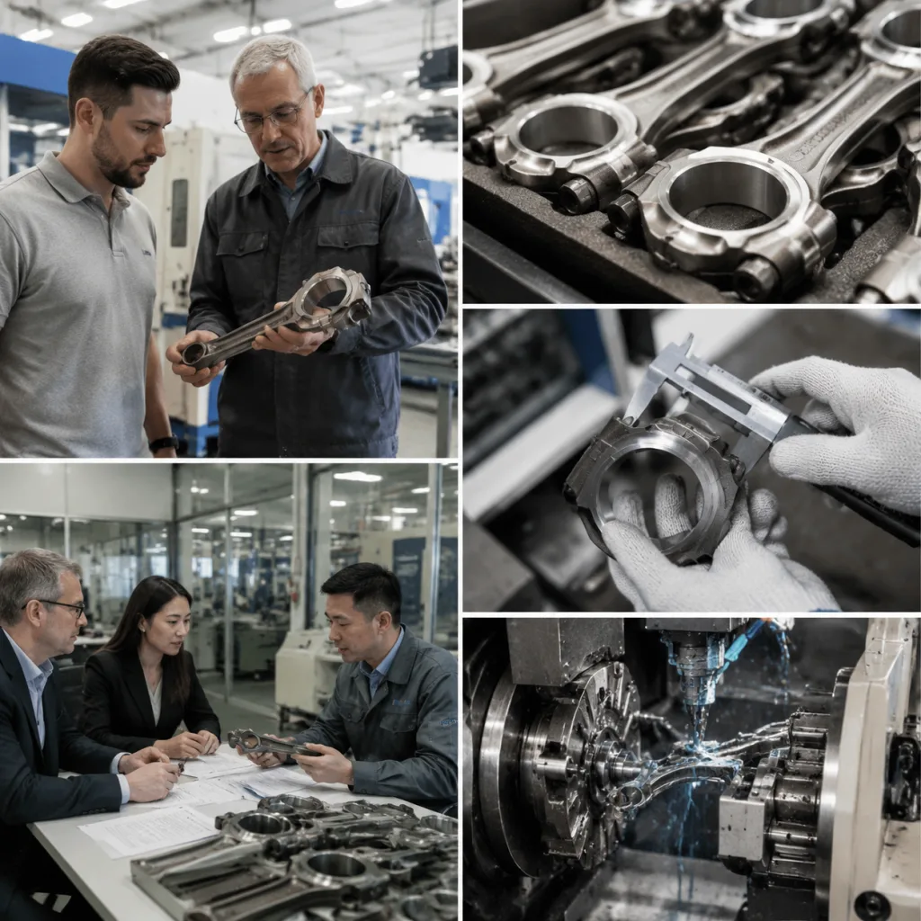 How to audit a connecting rod supplier