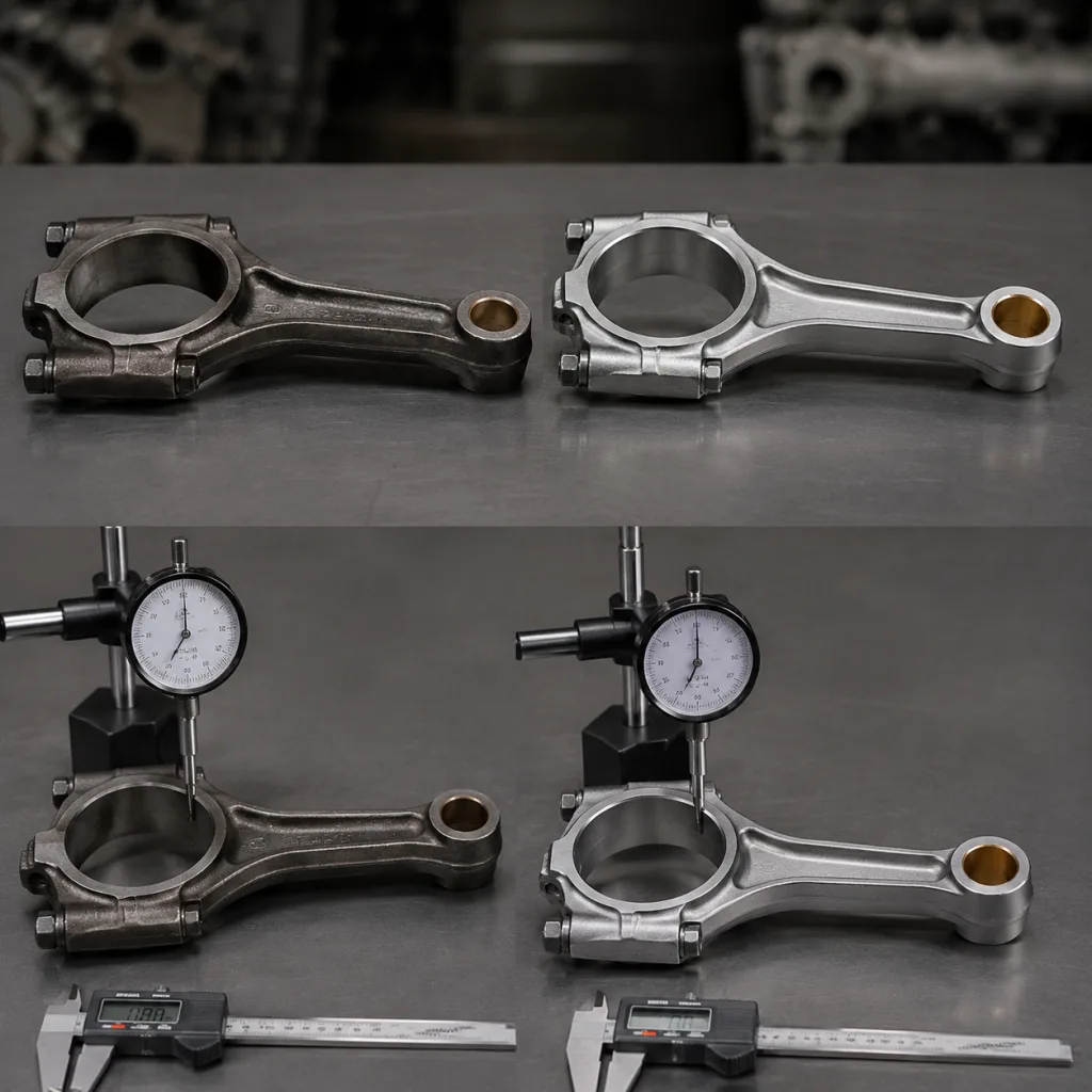 How to compare OEM and aftermarket rods