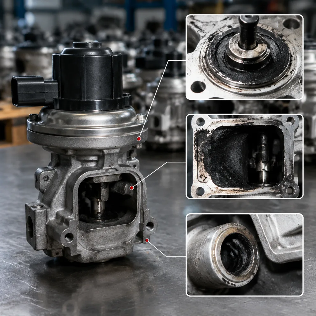 Where Peugeot EGR valves usually fail