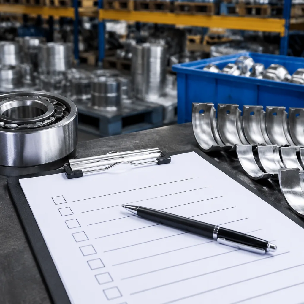 Audit File Checklist for a Serious Supplier Review