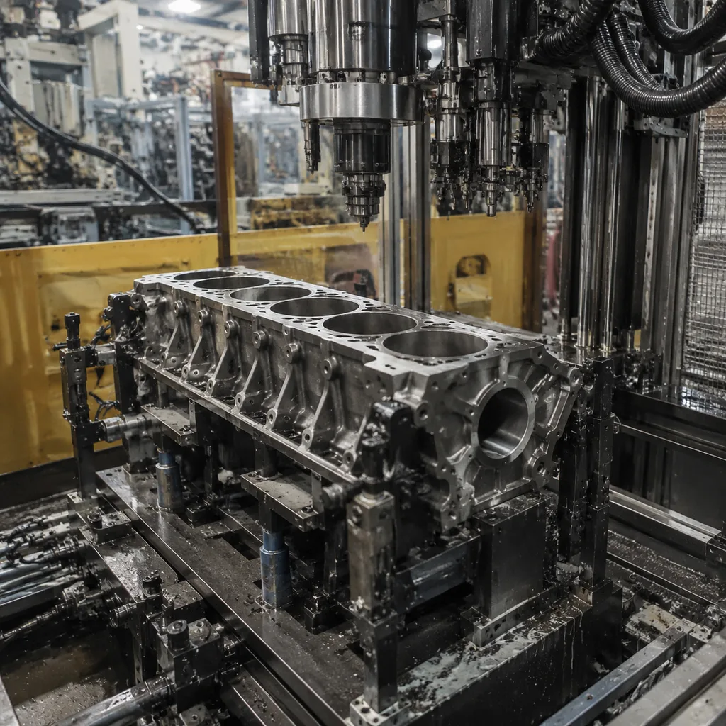Engineering controls for block casting and machining