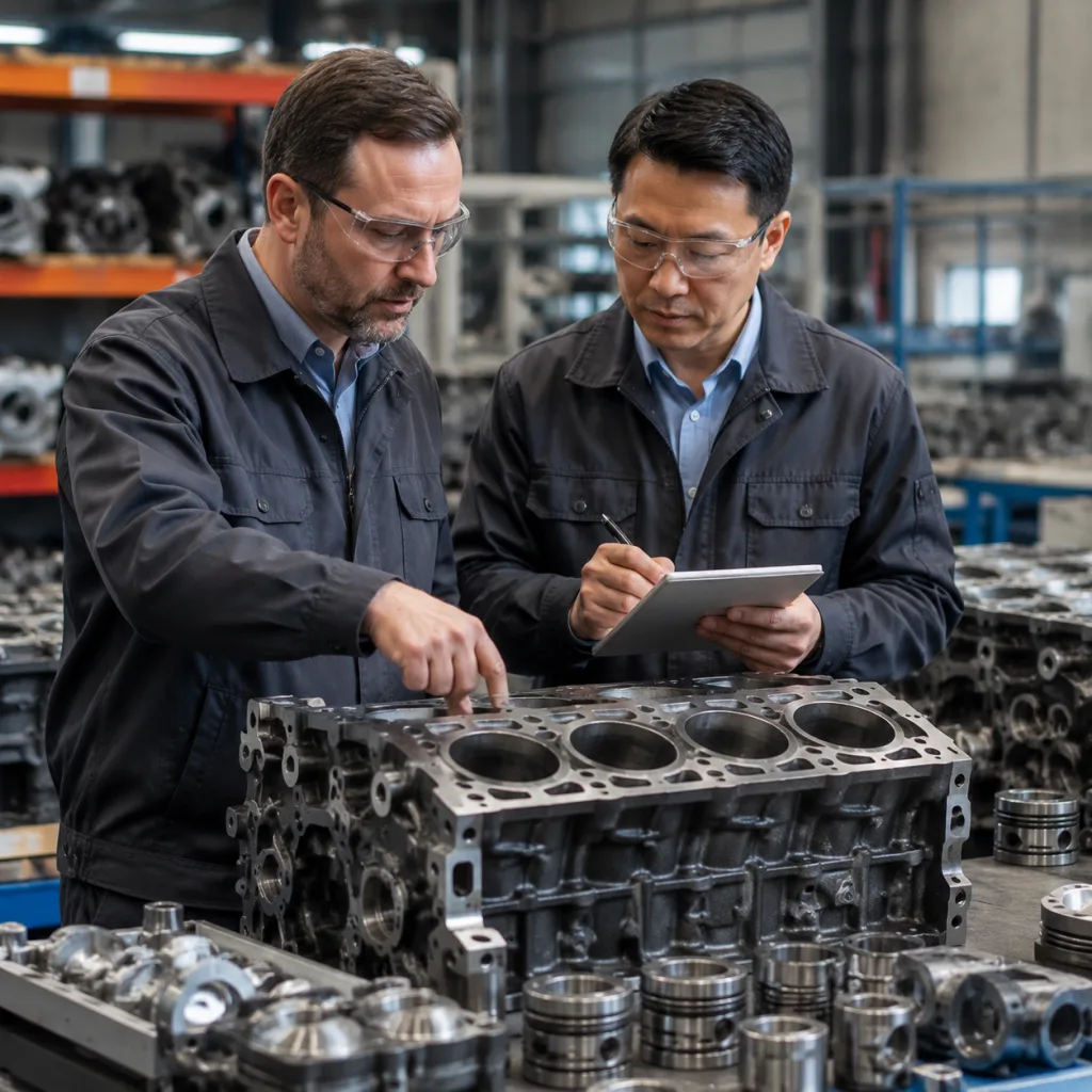 Sourcing controls for replacement engine blocks