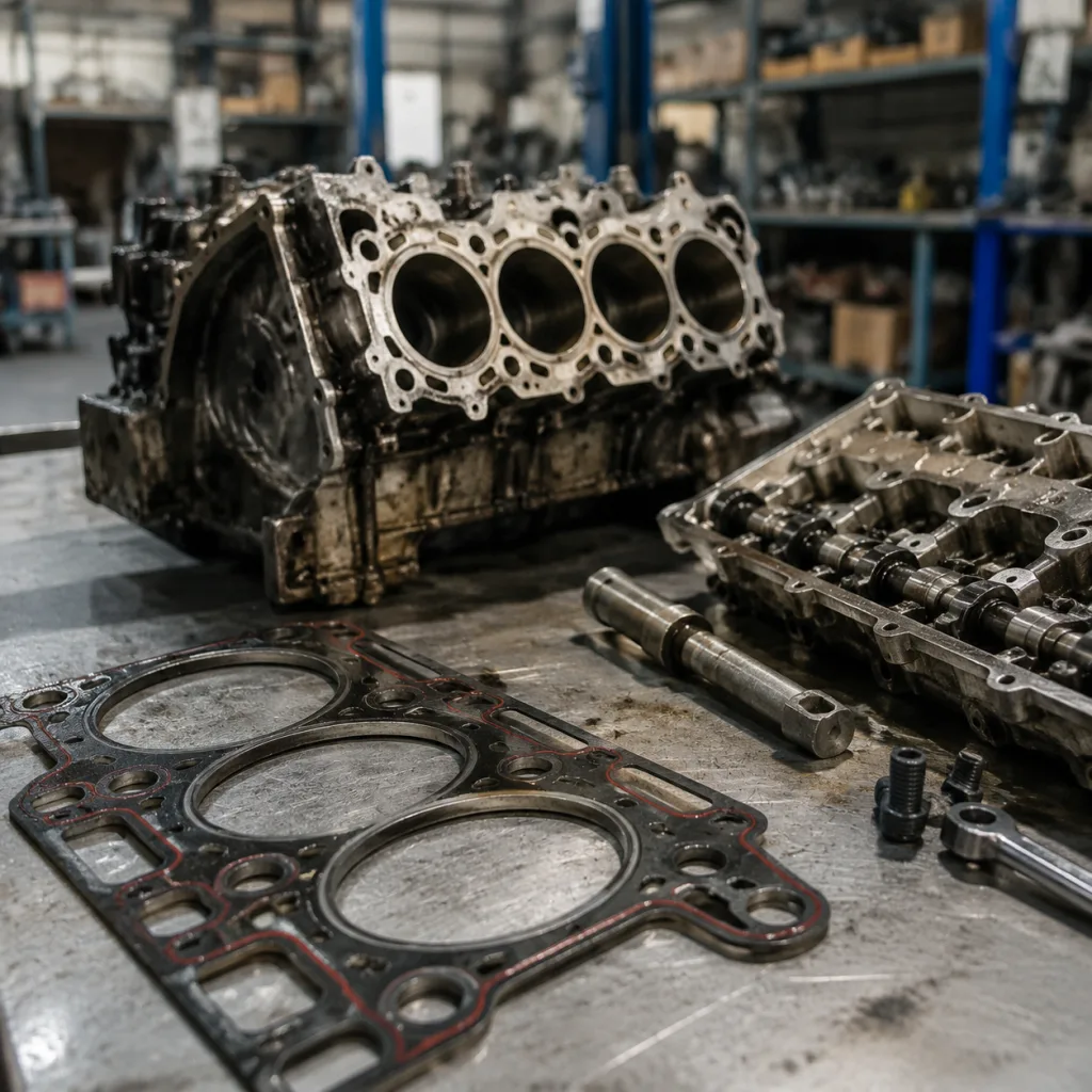Which symptoms point to a gasket failure, and which ones do not