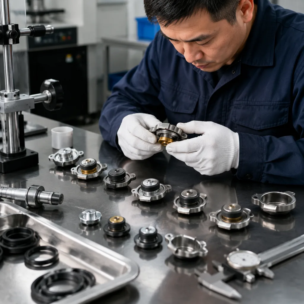 Inspect Materials, Plating, and Rubber Parts