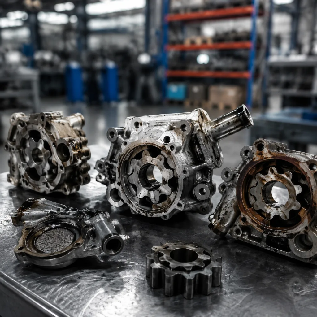 Oil pump failure modes seen in aftermarket programmes