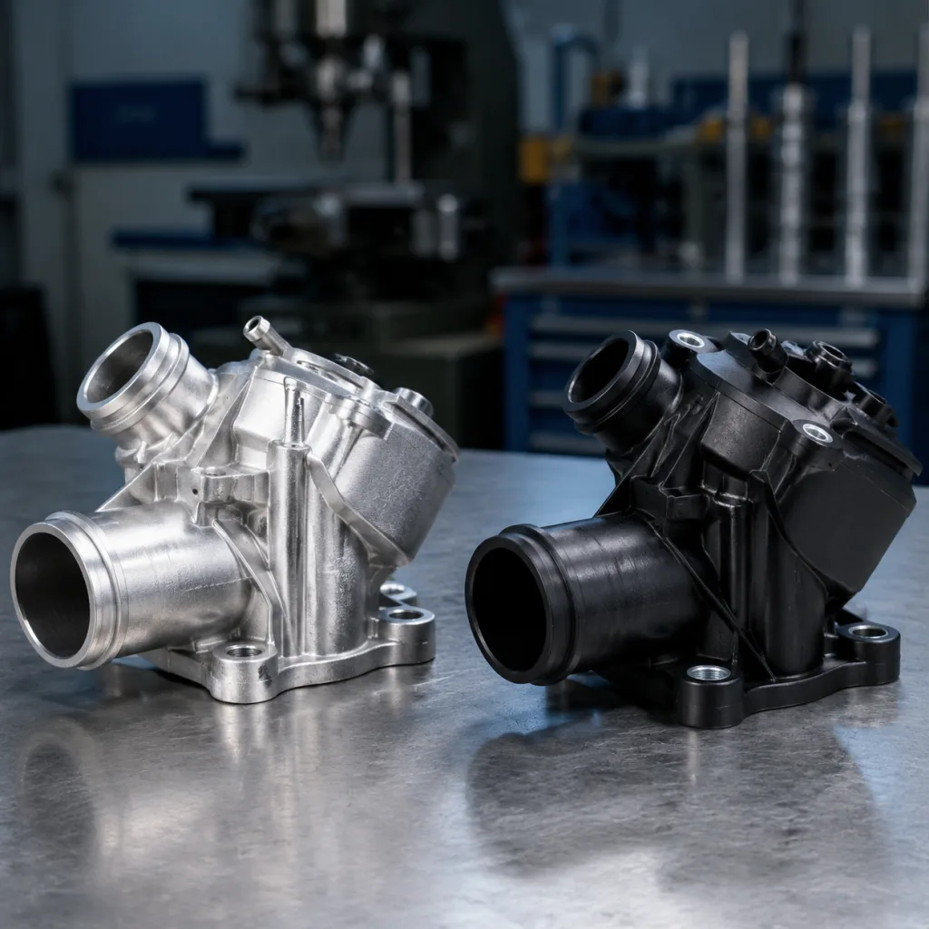 How aluminium compares with reinforced nylon